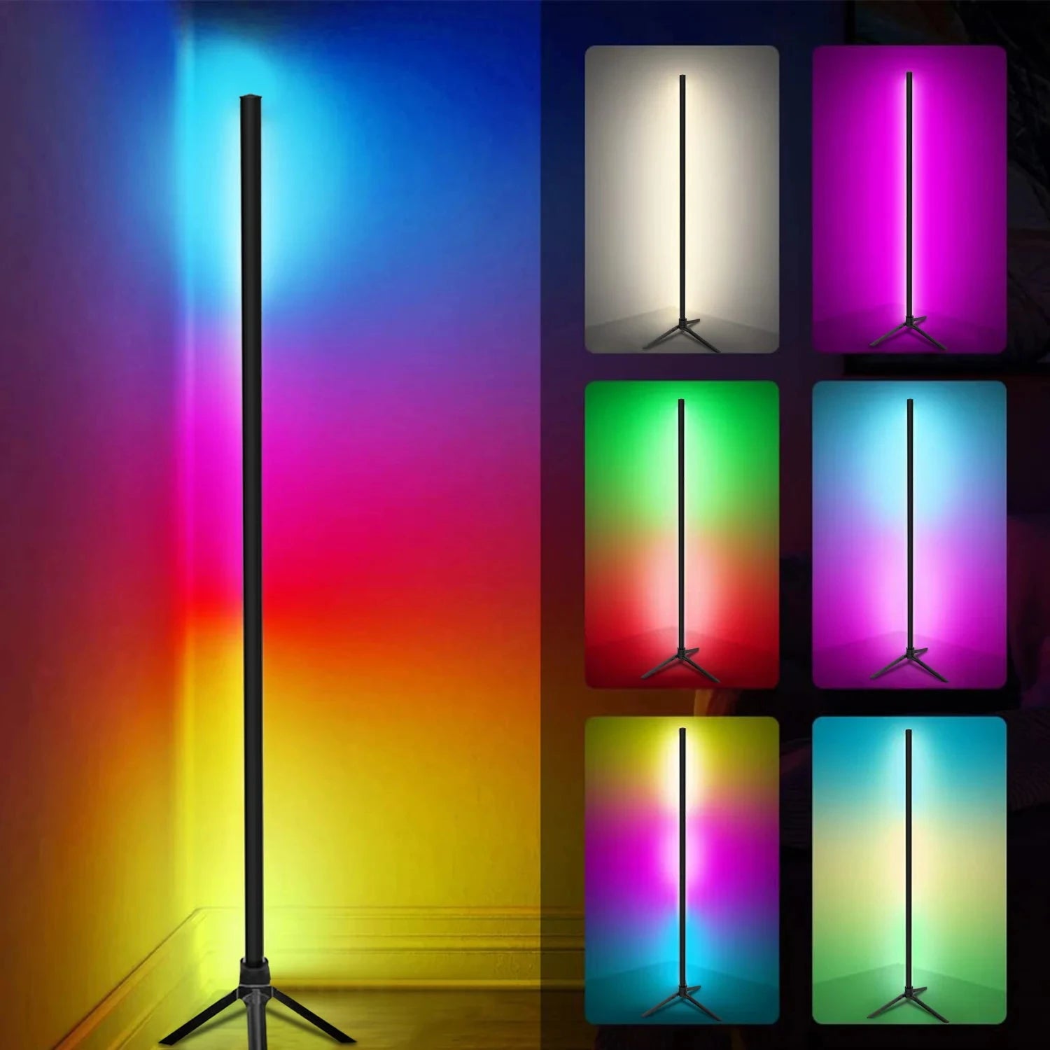 RGB CORNER LAMP — LIGHT MORE. RELAX BETTER. FEEL THE VIBE.
