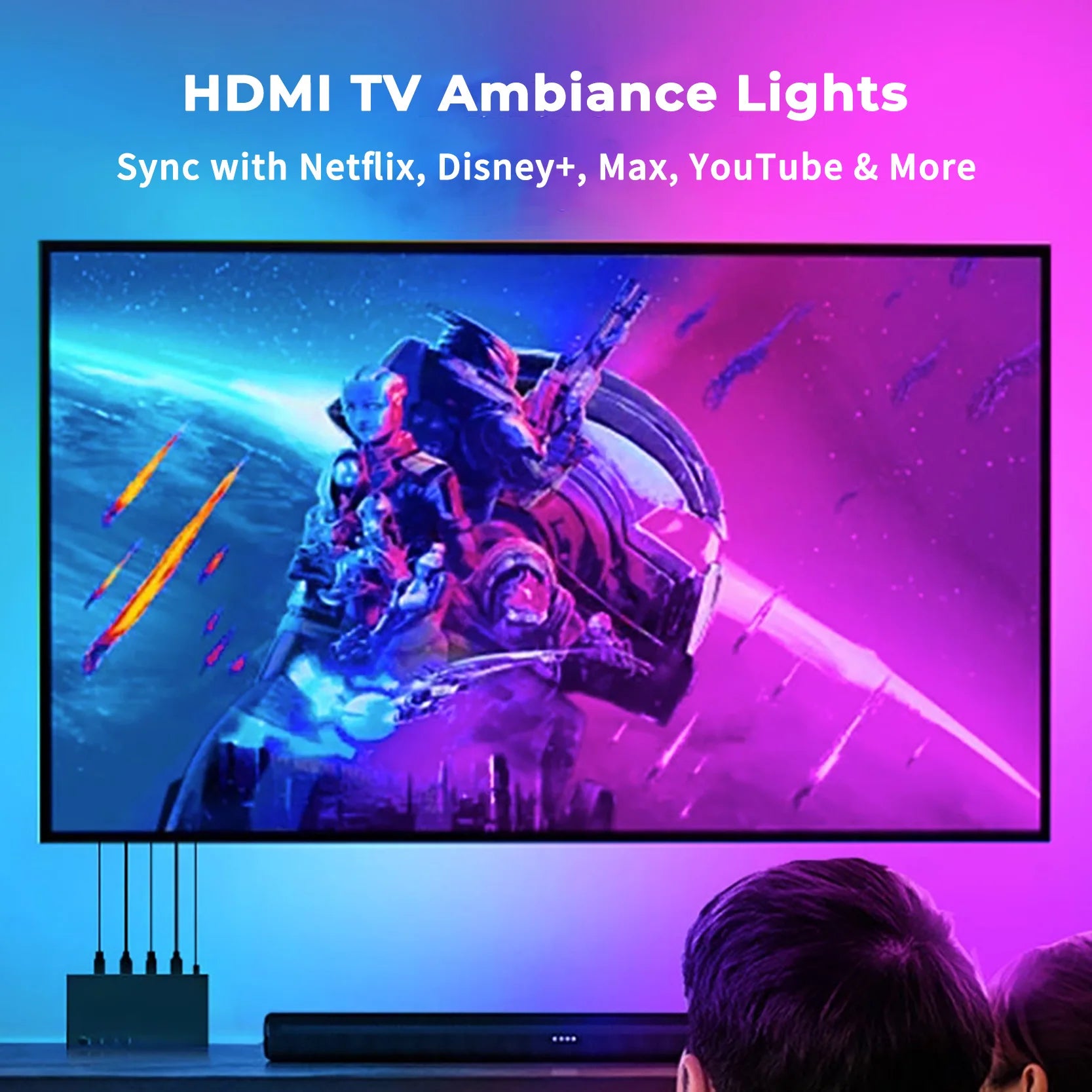 HDMI Sync LED TV  — Game Hard. Watch Smart. Feel the Glow.